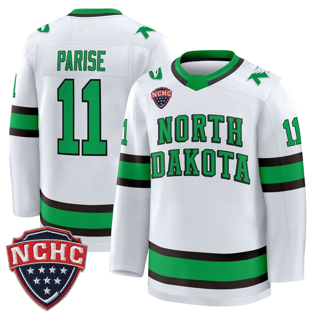 Zach Parise Jersey #11 North Dakota Fighting Hawks 2025-26 Stitched 3 Zach Parise Jersey #11 North Dakota Fighting Hawks 2025-26 Stitched - Image 3