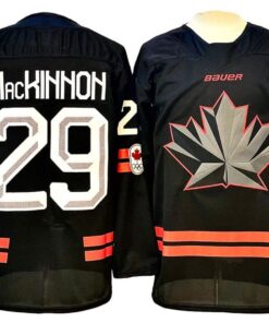 2026 Winter Olympics Team Canada #29 Nathan MacKinnon Hockey Jersey Black