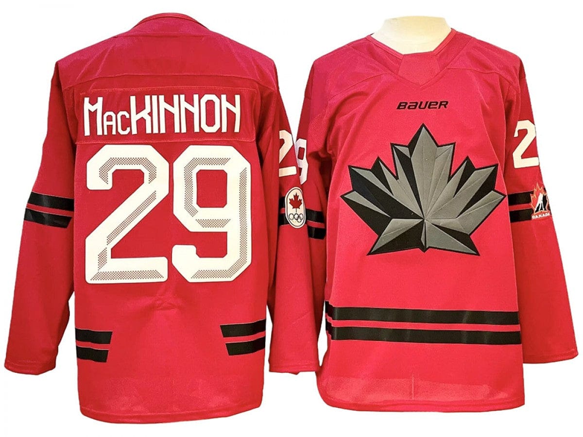 2026 Winter Olympics Team Canada #29 Nathan MacKinnon Hockey Jersey Red 1 2026 Winter Olympics Team Canada #29 Nathan MacKinnon Hockey Jersey Red