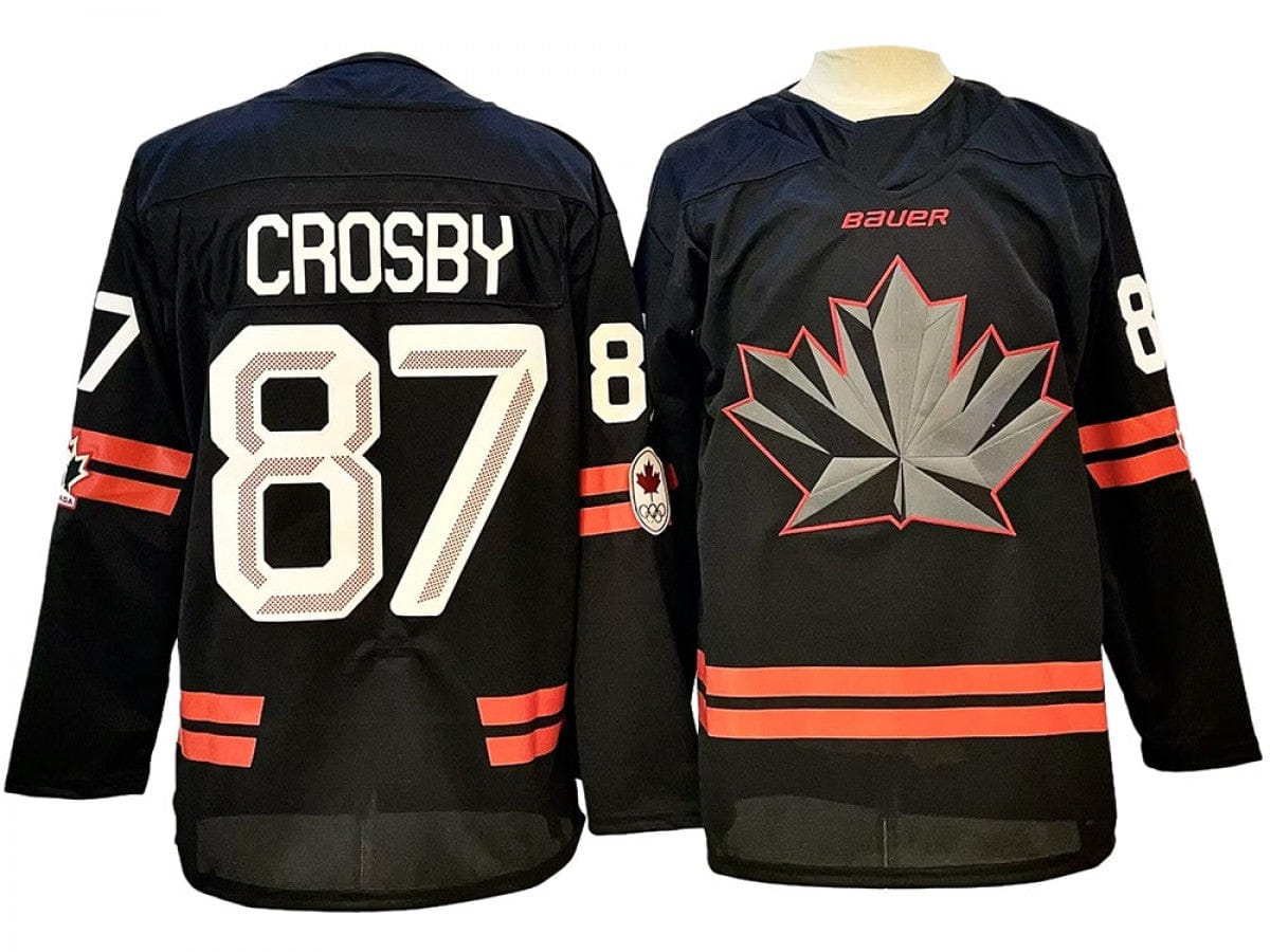 2026 Winter Olympics Team Canada #87 Sidney Crosby Hockey Jersey Black 1 2026 Winter Olympics Team Canada #87 Sidney Crosby Hockey Jersey Black