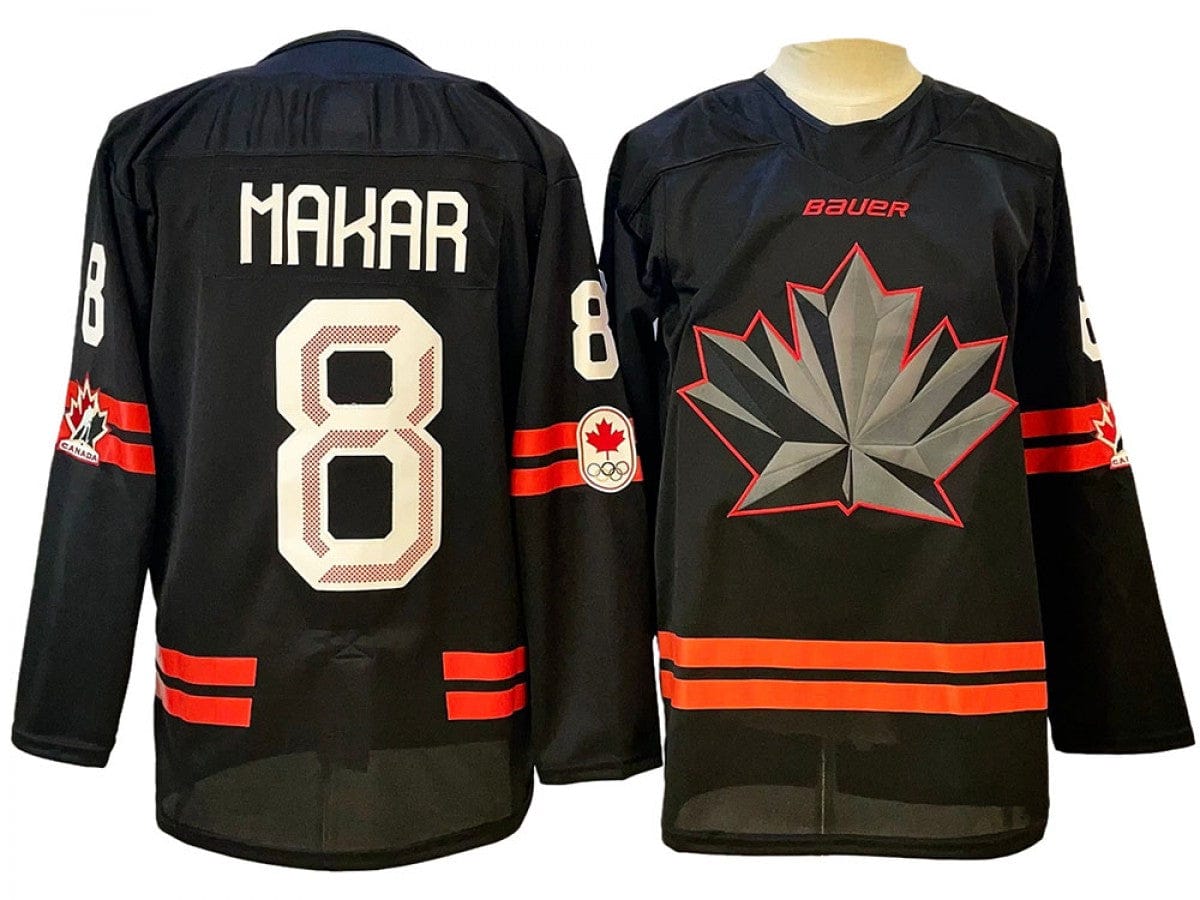 2026 Winter Olympics Team Canada #8 Cale Makar Hockey Jersey Black 1 2026 Winter Olympics Team Canada #8 Cale Makar Hockey Jersey Black