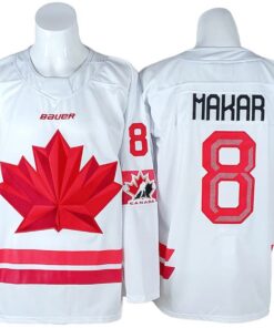 2026 Winter Olympics Team Canada #8 Cale Makar White Hockey Jersey Stitched