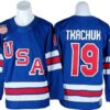 2026WinterOlympicsTeamUSA 19MatthewTkachukBlueHockeyJersey