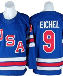 2026 Winter Olympics Team USA #9 Jack Eichel Blue Hockey Jersey Stitched