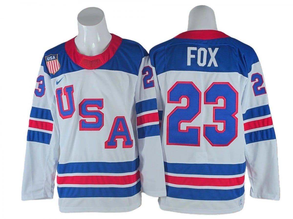 Adam Fox Jersey #23 Winter Olympics Team USA 2026 Hockey Stitched - Image 2