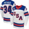 Auston Matthews Jersey Team USA Winter Olympics 2026 Hockey Premium STITCHED White 5 AustonMatthewsJerseyTeamUSAWinterOlympics2026HockeyPremiumSTITCHEDWhite