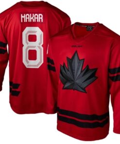 Cale Makar Jersey #8 Team Canada Hockey 2026 Winter Olympics Stitched Red