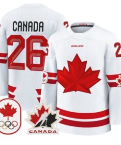 Canada Jersey 26 Canada Olympic 2026 Premium Hockey All Stitched White