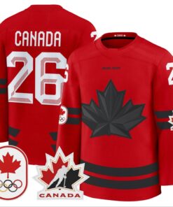 Canada Jersey #26 Canada Olympic Premium Hockey Stitched 5 Canada Jersey 26 Canada Olympic Premium Hockey Stitched Red