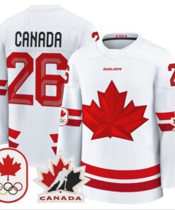 Canada Jersey #26 Canada Olympic Premium Hockey Stitched 6 Canada Jersey 26 Canada Olympic Premium Hockey Stitched White