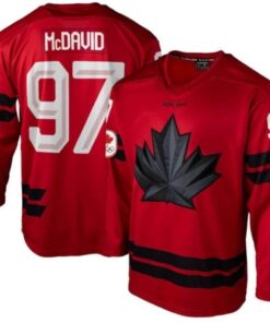 Connor McDavid Jersey #97 Team Canada 2026 Winter Olympics Stitched Red