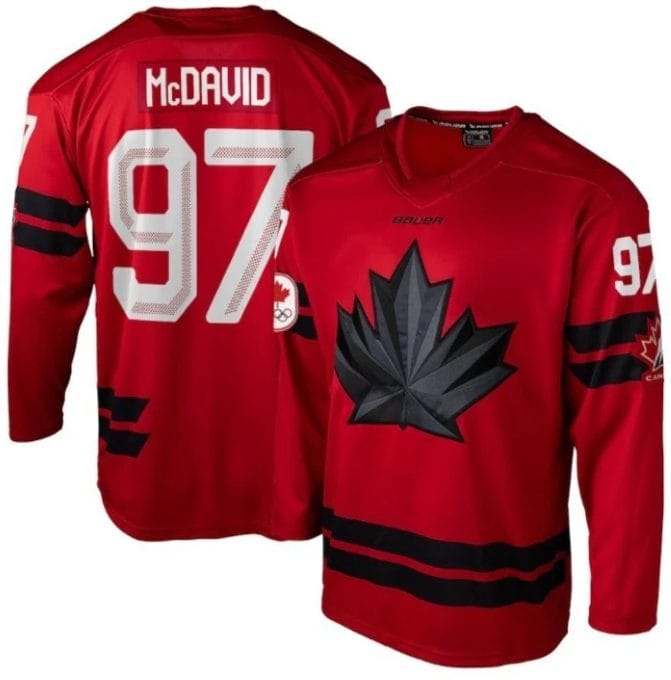 Connor McDavid Jersey #97 Team Canada 2026 Winter Olympics Stitched Red 4 ConnorMcDavidJersey 97TeamCanada2026WinterOlympicsStitchedRed