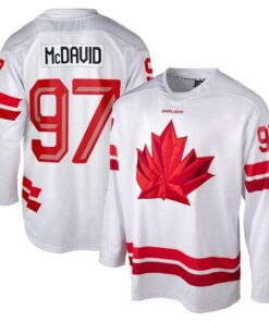 Connor McDavid Jersey #97 Team Canada 2026 Winter Olympics Stitched White