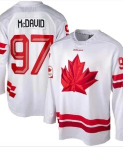Connor McDavid Team Canada 2026 Winter Olympics Jersey White All STITCHED