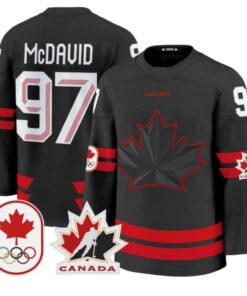 Connor McDavid Jersey #97 Canada Olympic 2026 Premium Hockey All Stitched