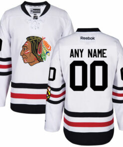 Custom Chicago Blackhawks Jersey Name And Number 2017 Winter Reebok Classic