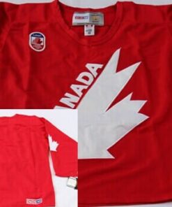 Custom Olympics Canada Jersey Name And Number 1991 Red