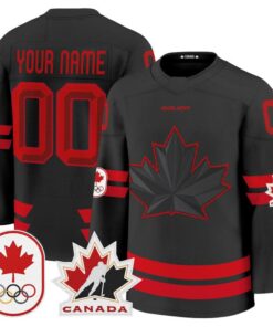 Custom Canada Olympic Jersey Name, Number Premium Hockey 2026 Stitched