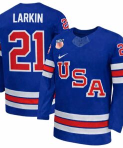 Dylan Larkin Jersey Team USA Winter Olympics 2026 Hockey Premium STITCHED