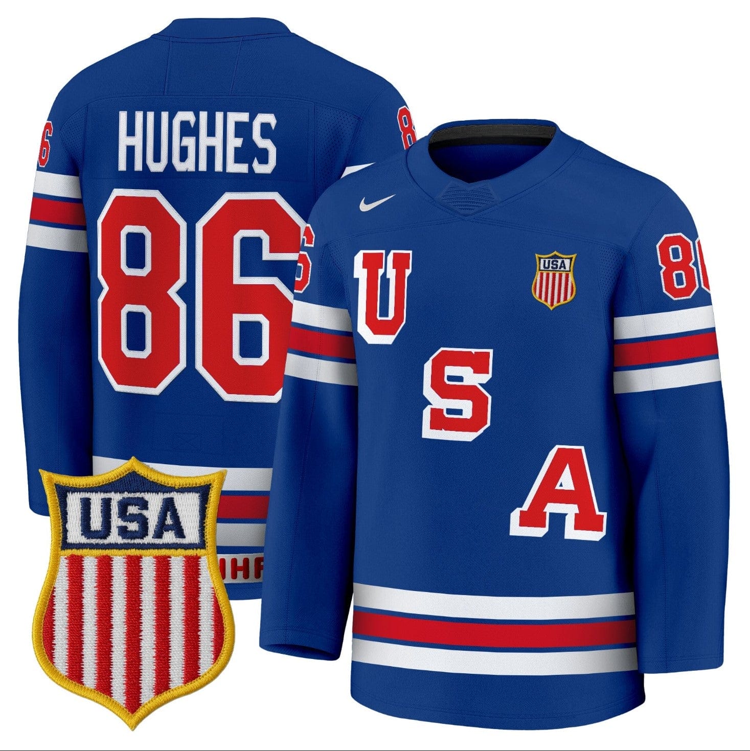 Jack Hughes Jersey #86 USA Olympic 2026 Premium Hockey Stitched 4 JackHughesJersey 86USAOlympic2026PremiumHockeyStitched