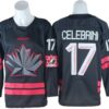 Macklin Celebrini Jersey #17 Winter Olympics Team Canada 2026 Stitched 7 Macklin Celebrini Jersey 17 Winter Olympics Team Canada 2026 Stitched Black