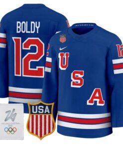 Matt Boldy Jersey #12 USA Olympic 2026 Premium Hockey All Stitched