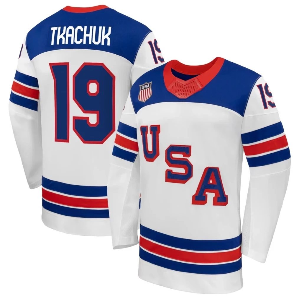 Matthew Tkachuk Jersey Team USA Winter Olympics 2026 Hockey Premium STITCHED White 5 MatthewTkachukJerseyTeamUSAWinterOlympics2026HockeyPremiumSTITCHEDWhite