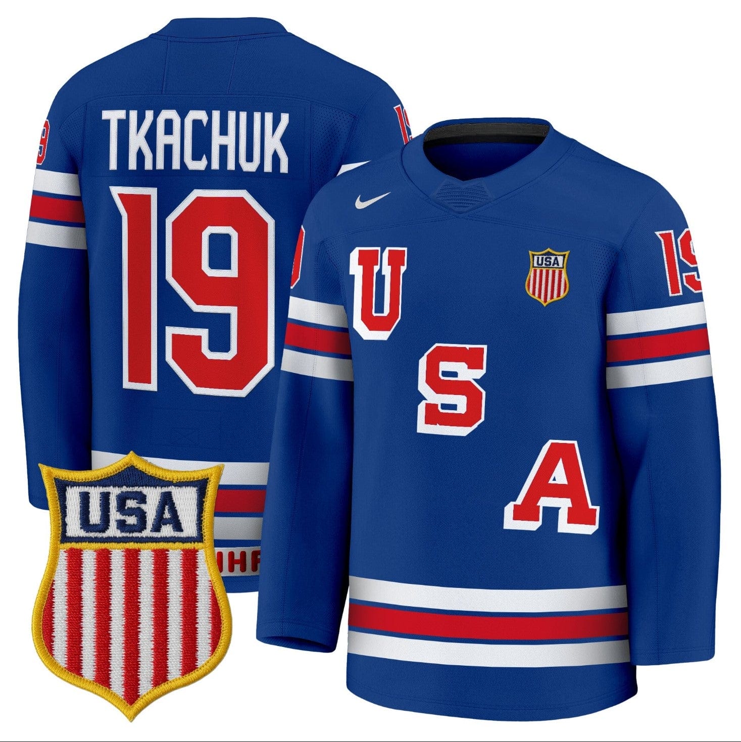 MatthewTkachukJersey 19USAOlympic2026PremiumHockeyStitched