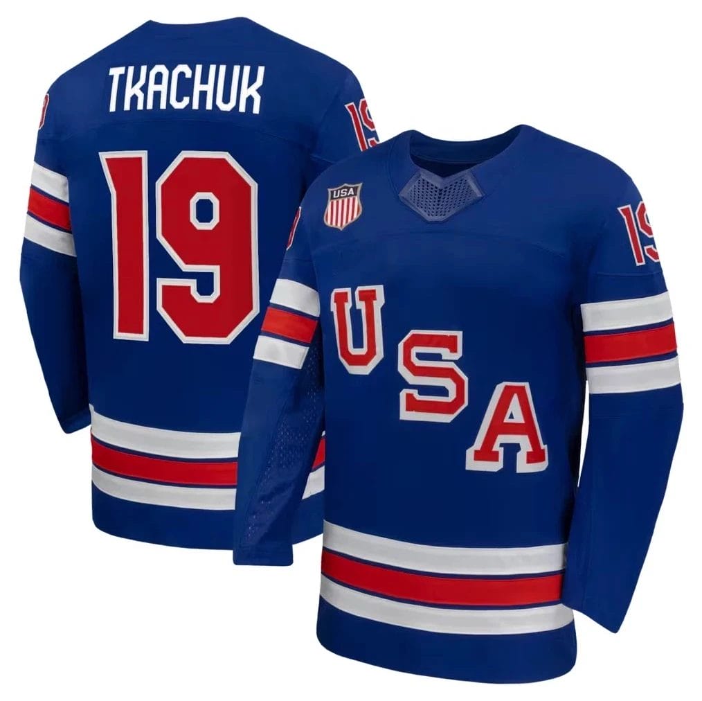 Matthew Tkchuk Jersey Team USA Winter Olympics 2026 Hockey Premium STITCHED Blue 1 Matthew Tkchuk Jersey Team USA Winter Olympics 2026 Hockey Premium STITCHED Blue