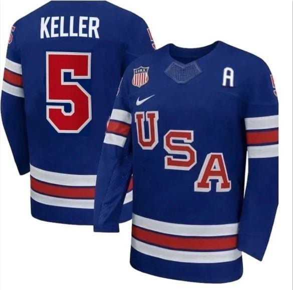Megan Keller Jersey Team USA Winter Olympics 2026 Hockey Premium STITCHED Blue 5 MeganKellerJerseyTeamUSAWinterOlympics2026HockeyPremiumSTITCHEDBlue