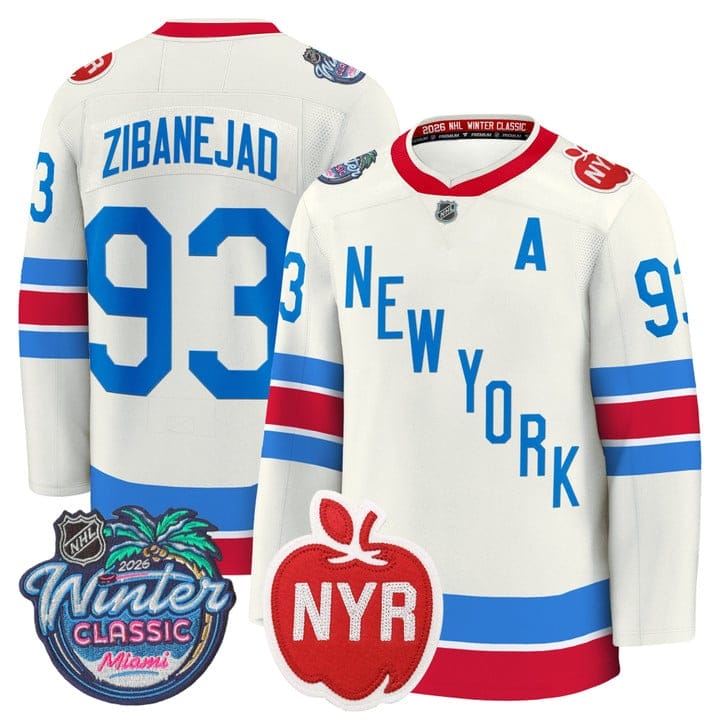 Mika Zibanejad Jersey #93 New York Rangers 2026 Winter Classic Premium Stitched 1 Mika Zibanejad Jersey #93 New York Rangers 2026 Winter Classic Premium Stitched