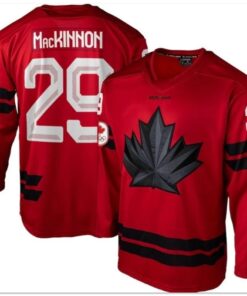 Nathan MacKinnon Jersey #29 Team Canada 2026 Winter Olympics Stitched Red
