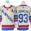 NewYorkRangers 93MikaZibanejadBeige2026NHLWinterClassicJersey