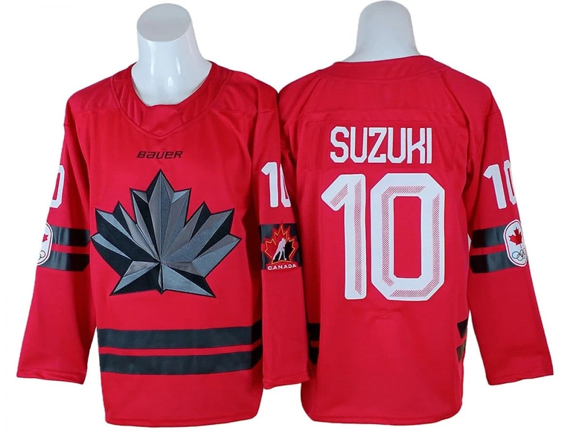 Nick Suzuki Jersey #72 Winter Olympics Team Canada 2026 Hockey Stitched 1 Nick Suzuki Jersey #72 Winter Olympics Team Canada 2026 Hockey Stitched