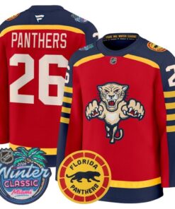 Panthers Jersey #26 Florida Panthers 2026 Winter Classic Premium Stitched