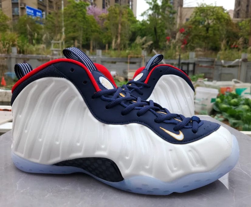 Air Foamposite One Olympic Shoes Sneaker 2 Air Foamposite One Olympic Shoes Sneaker - Image 2