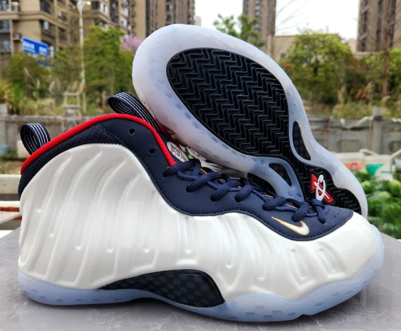 Air Foamposite One Olympic Shoes Sneaker 3 Air Foamposite One Olympic Shoes Sneaker - Image 3