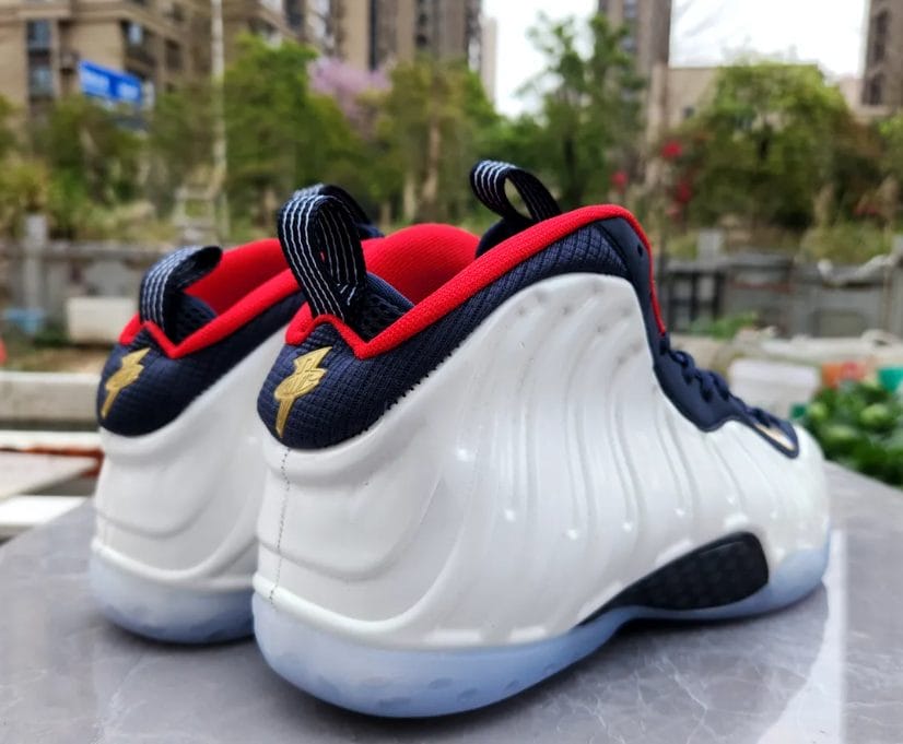 Air Foamposite One Olympic Shoes Sneaker 4 Air Foamposite One Olympic Shoes Sneaker - Image 4