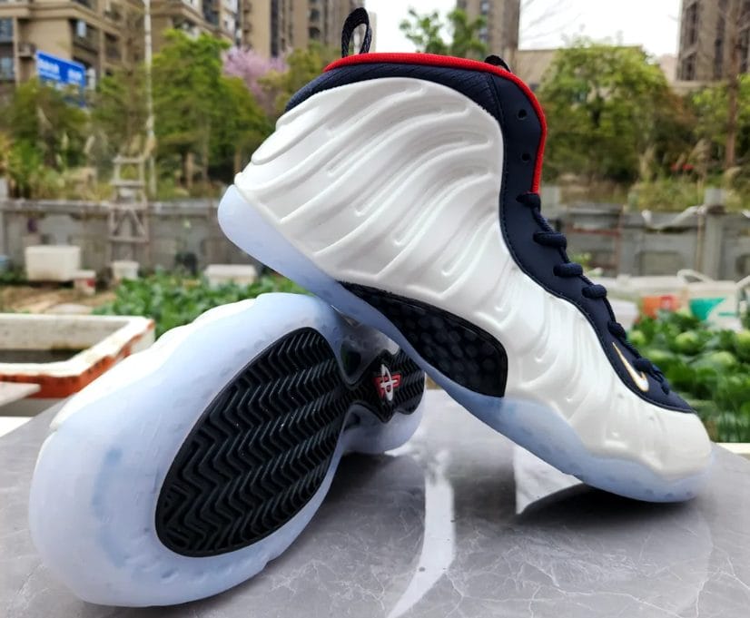 Air Foamposite One Olympic Shoes Sneaker 5 Air Foamposite One Olympic Shoes Sneaker - Image 5