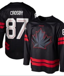 Sidney Crosby Jersey #87 Team Canada Hockey 2026 Winter Olympics Stitched Black