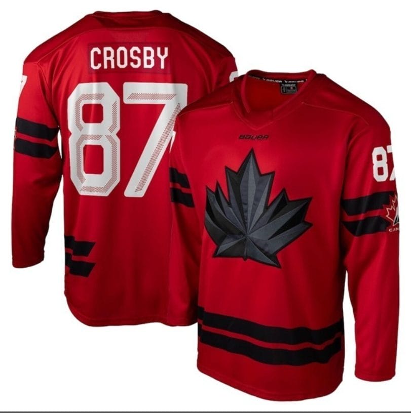 Sidney Crosby Jersey #87 Team Canada Hockey 2026 Winter Olympics Stitched Red 4 SidneyCrosbyJersey 87TeamCanadaHockey2026WinterOlympicsStitchedRed