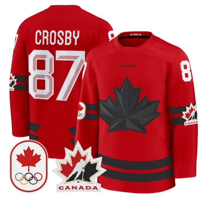Sidney Crosby Jersey #87 Canada Olympic 2026 Premium Hockey All Stitched - Image 2
