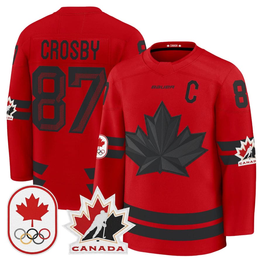 Sidney Crosby Jersey #87 Canada Olympic Premium Hockey 2026 Stitched - Image 2