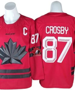 Alternative view of Sidney Crosby Jersey #87 Winter Olympics Team Canada 2026 Hockey Stitched