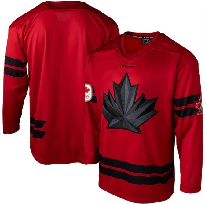 TeamCanadaMilanWinterOlympics2026JerseyStitchedRed