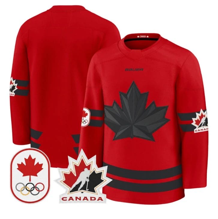 Team Jersey Blank Canada Olympic 2026 Premium Hockey All Stitched 2 Team Jersey Blank Canada Olympic 2026 Premium Hockey All Stitched - Image 2