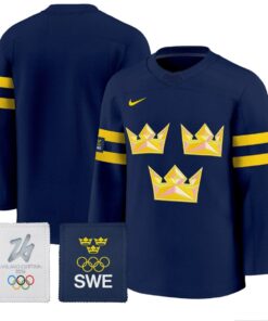 Alternative view of Team Jersey Sweden Olympic 2026 Premium All Stitched