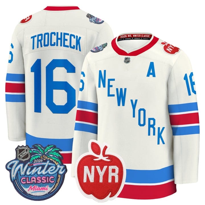 VincentTrocheckJersey 16NewYorkRangers2026WinterClassicPremiumStitched