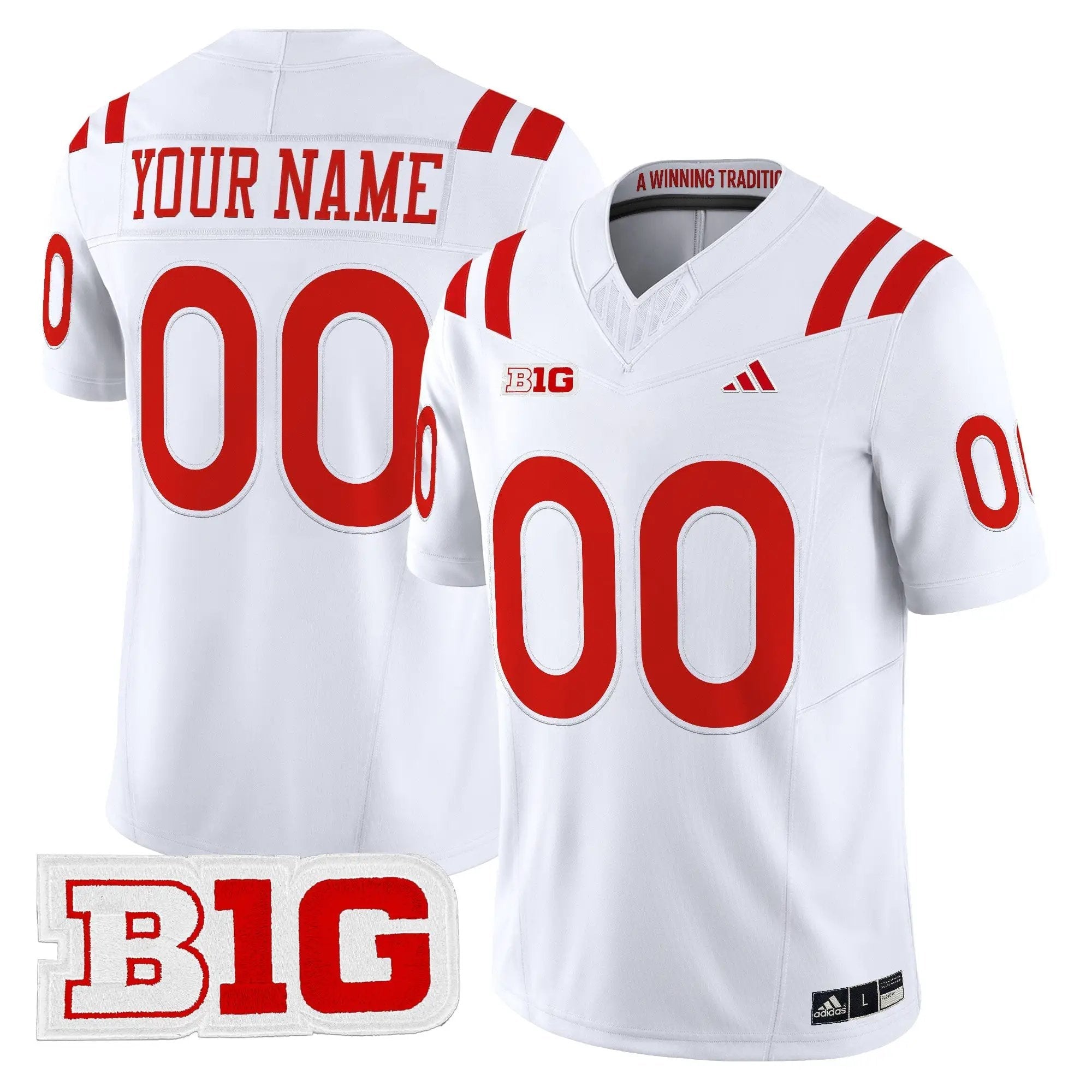 Nebraska Cornhuskers 2026 Vapor Limited Custom Jersey - Stitched 2 Nebraska Cornhuskers 2026 Vapor Limited Custom Jersey - Stitched by Digigearus