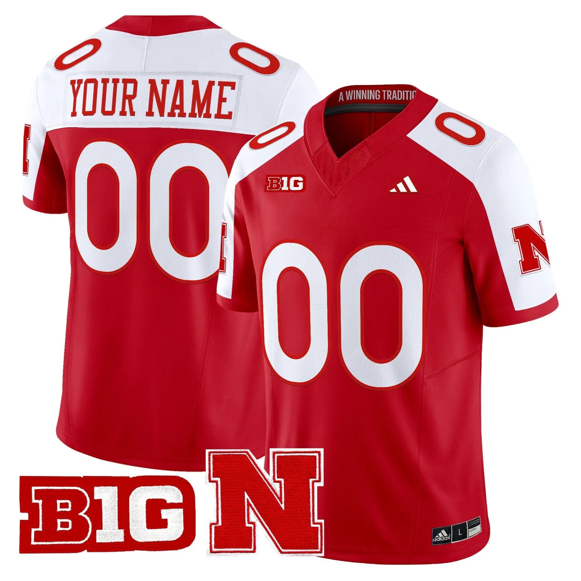 Nebraska Cornhuskers 2026 Vapor Limited Custom Jersey - Stitched 4 Nebraska Cornhuskers 2026 Vapor Limited Custom Jersey - Stitched by Digigearus
